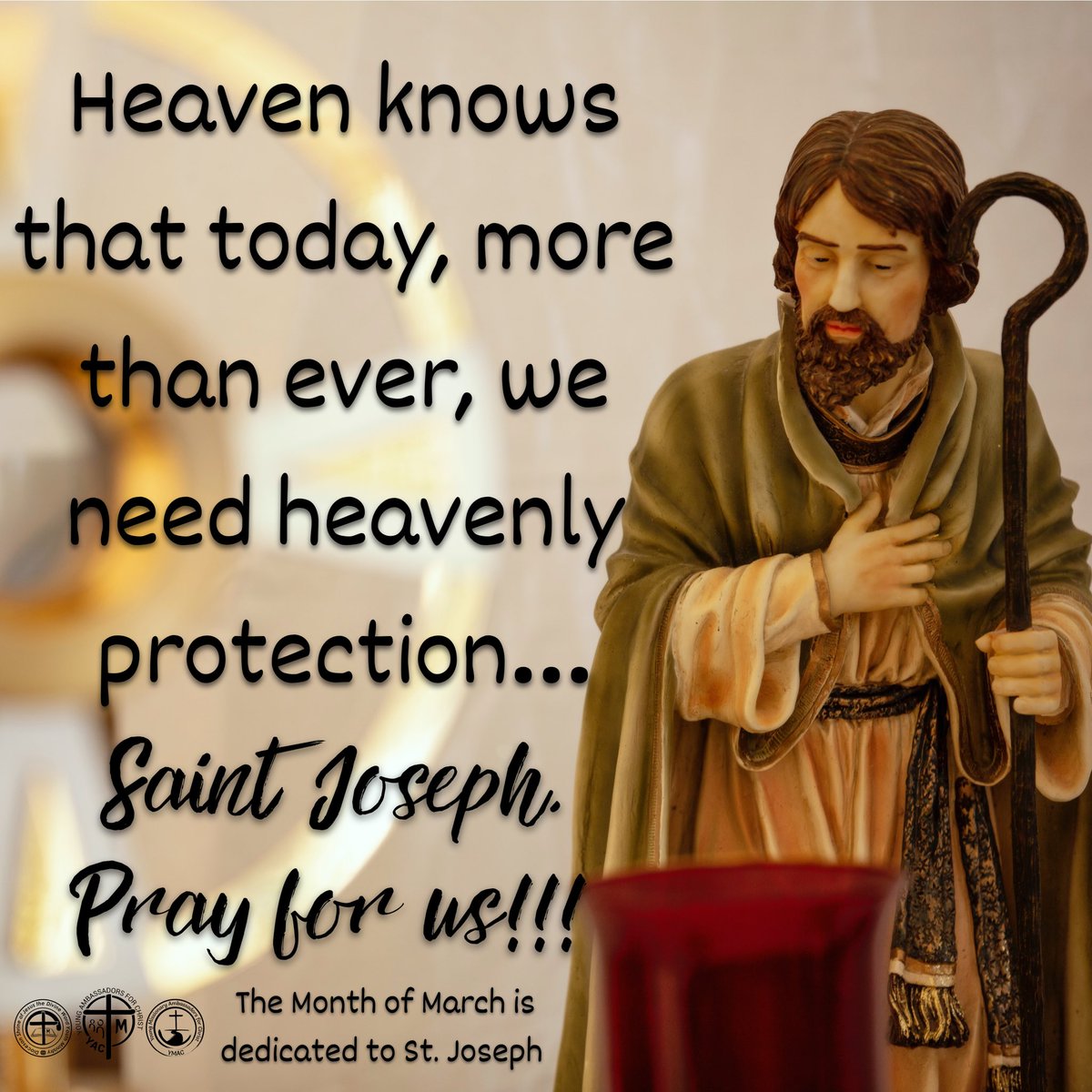 YMACmomqpm's tweet photo. Heaven knows that today, more than ever, we need heavenly protection…
#NewMonth
***
May the holy Triune God bless you always and in all ways!
#DrawnToFollow #PromoteTheGospel
#YAC #YMAC #SYM #SVDyouth
#UnfailingGrace #EmpowerTheYoung
#ShrineYouth #ServeOthers https://t.co/UxxqEJB5e0