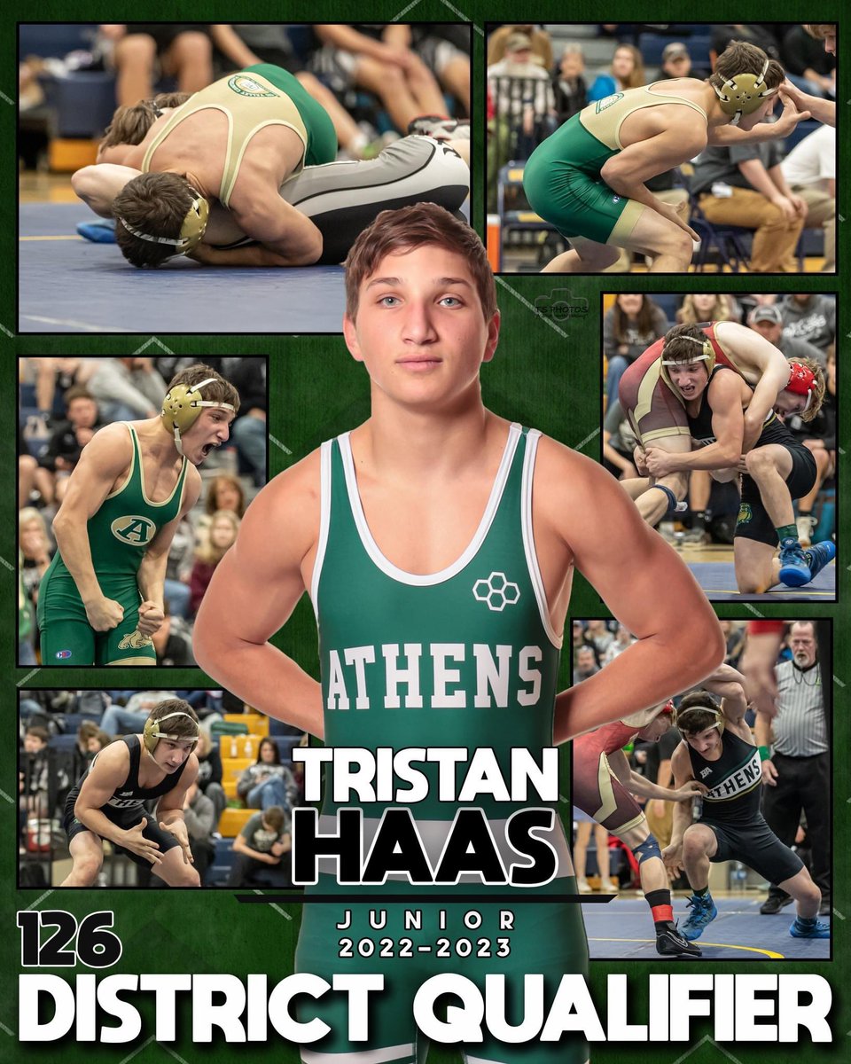 TrishaSmathers's tweet photo. Good luck Athens Wrestling this weekend at the boys D2 District. Photos added of our 4 qualifiers out of 7 (2/3) @ACSD_Athletics https://t.co/1taB6FCAUu
