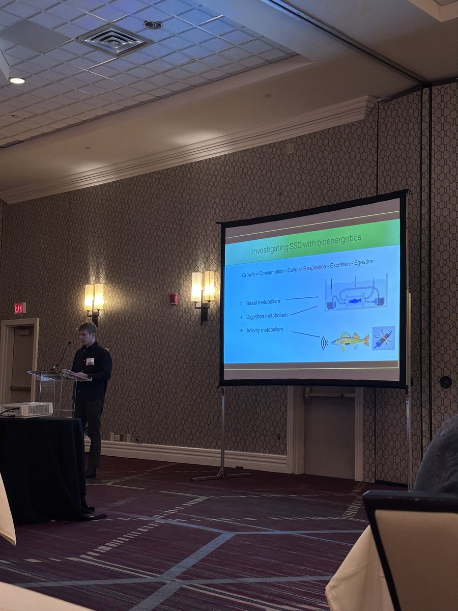 ErinRitchiee's tweet photo. Great talk to start the day by my lab mate @ChrisOnFish providing an update on our @LampreyControl funded projects at the @GLATOS_Fish Coordination Meeting! Can’t think of a better speaker to represent #RabyLab across borders 🐟📊🗯️ #GLATOS @TrentUResearch https://t.co/hpniSz7mOX