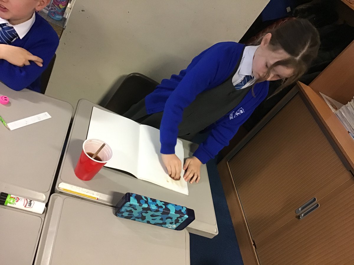 MuchWooltonOpal's tweet photo. In Class 7 we have been colour washing pages in our art books with tea bags ready for our new Art topic - Egyptian scrolls. #muchwooltonart @muchwooltonsch https://t.co/LES7gincXA