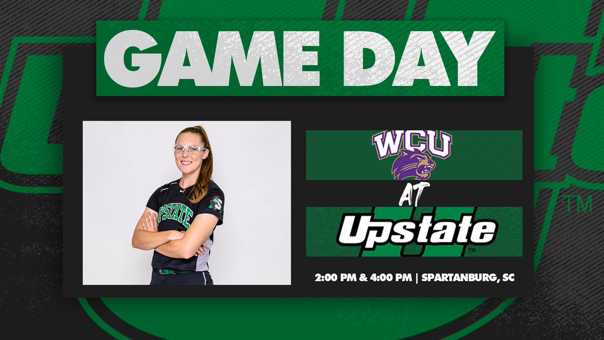 UpstateSoftball's tweet photo. ⚔️ 𝑮𝑨𝑴𝑬 𝑫𝑨𝒀 ⚔️ 

Upstate hosts the Catamounts of Western Carolina in a mid-week double header before the long drive to Florida. 

📌 Spartanburg, S.C. 
🆚 Western Carolina 
🕔 2:00 p.m./ 4:00 p.m.
📊 https://t.co/b2bEHd9GVp
*live stats only*

#SpartanArmy ⚔️ https://t.co/8xtJtBRybh