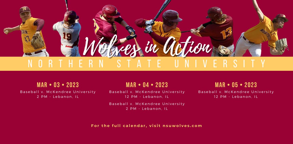 AlumniNSU's tweet photo. @NSUWOLVES_BS is competing on the road this week! Watch online by checking out https://t.co/i1sRCvvLLG! #WolvesinAction https://t.co/siPFCKBIRd