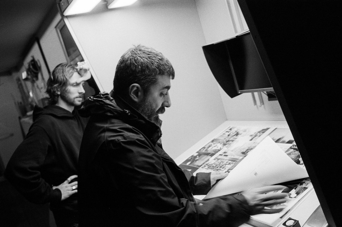 gbergphoto's tweet photo. GM from the printing house in Istanbul, reviewing paper and watching the offset litho process take place. One of the most amazing trips of my life https://t.co/kk5ufVSdNm