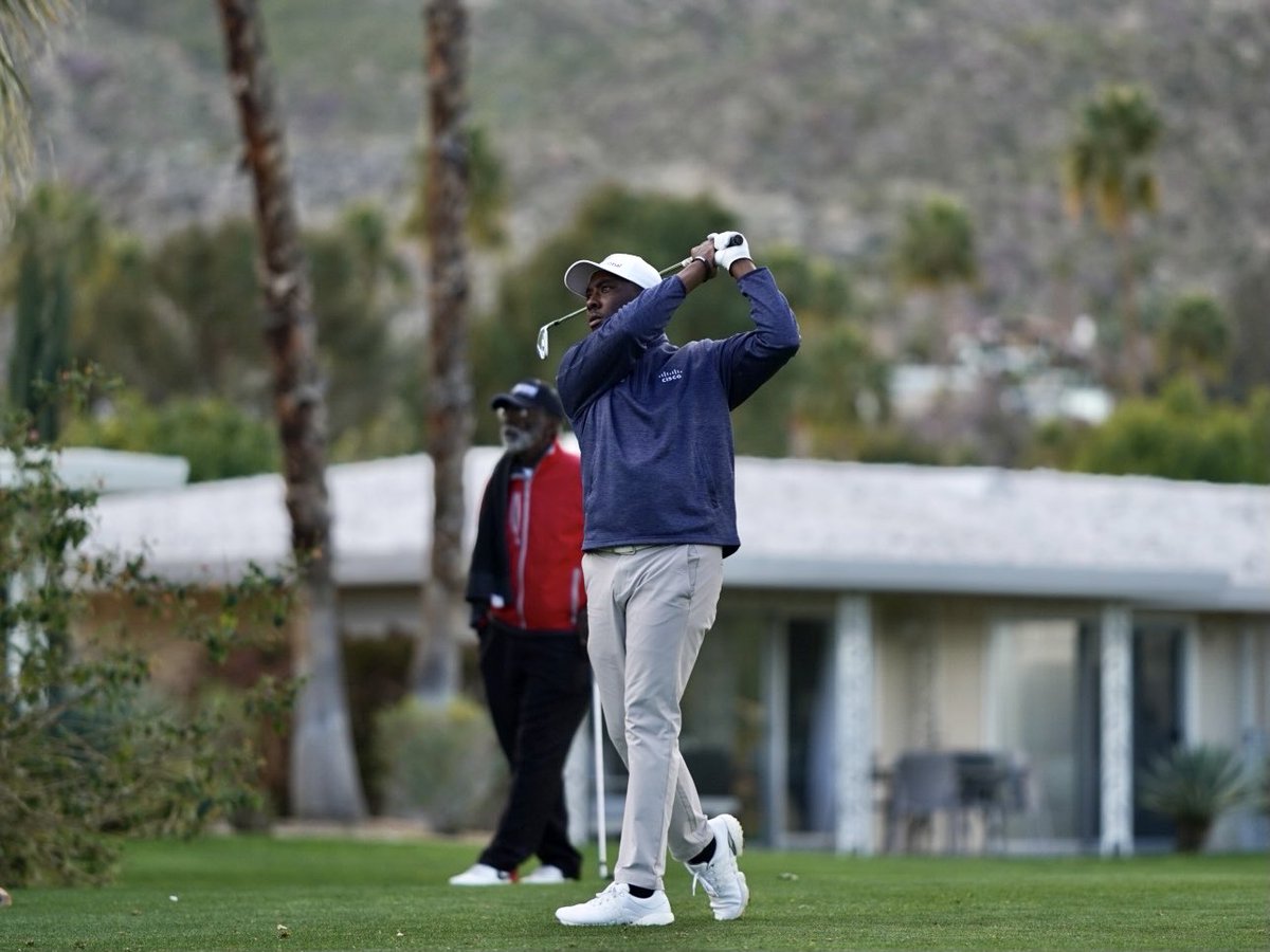 Extremely humbled and blessed to get my 5th win at the ⁦@APGA_Tour⁩ Black History Classic in Palm Springs this week. ⁦@velocity_global⁩ ⁦@Cisco⁩ ⁦@APGA_Tour⁩ ⁦@Pahhniwater⁩ Onwards and Upwards!!! 👊🏾🔥