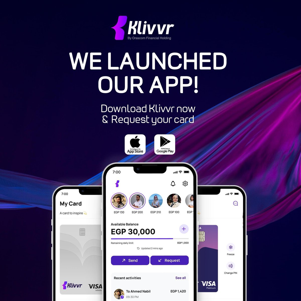 Omar3Mahrous's tweet photo. All good things take time, and the wait is finally over! Klivvr is now available for download on all stores, for everyone. Get the app now and enjoy the full Klivvr experience.
Download Klivvr & request your card now:
https://t.co/PV7f4HRXtn
#Klivvr #MasterWhatsYours #WeLaunched https://t.co/mRvcsAqcF4