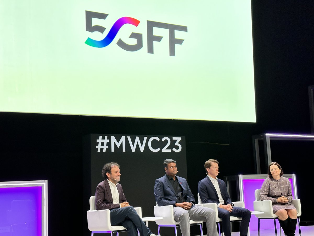 jnitti's tweet photo. Great turnout at the #5GFF session as the team demonstrated the 5GFF Edge Discovery Service API across 3 operators. 

Follow 5GFF on LI or visit our website https://t.co/FrRUQ62Jzy for all announcements post event. 

#MWCBarcelona #MWC23 #5G

Read more https://t.co/BJyKQJt2VA https://t.co/Uwc4fMvVis