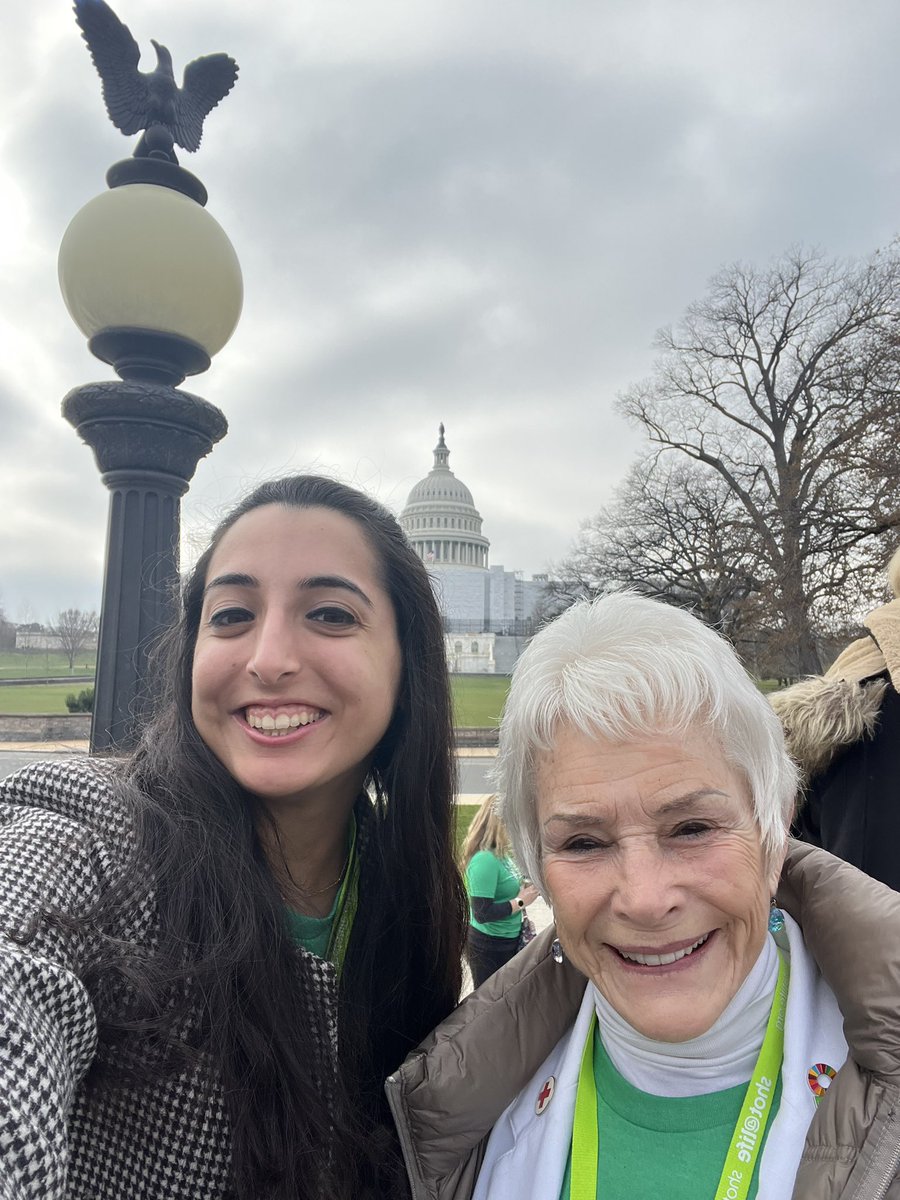 Finally got to be on #CapitolHill in person with @unfoundation’s @ShotAtLife to advocate for crucial vaccine funding through UN programs! #VaccinesForAll