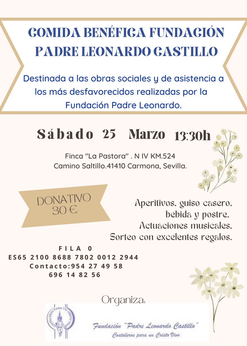 Fundacion Padre Leonardo Castillo tweet media