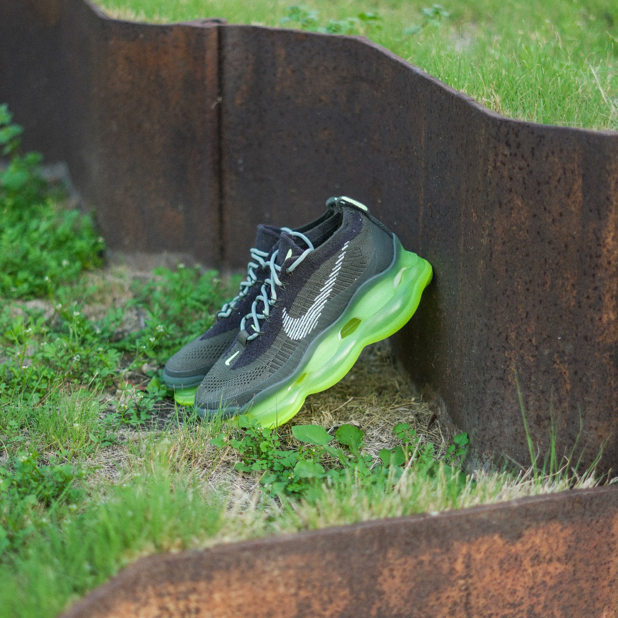 【Nike】Air Max Scorpion Flyknit Barely Volt BARELY VOLT” Nike Air Max Scorpion Review And On Feet - YouTube