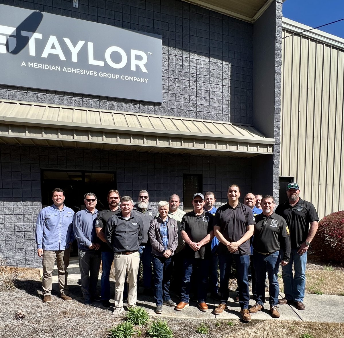 The International Union of Painters and Allied Trades (IUPAT) team toured our Dalton, GA, manufacturing facility. IUPAT is one of the largest and trains thousands of new and experienced installers annually. Big fans of Taylor products and TAYLOR TIME TIPS! #WithYouEveryStep