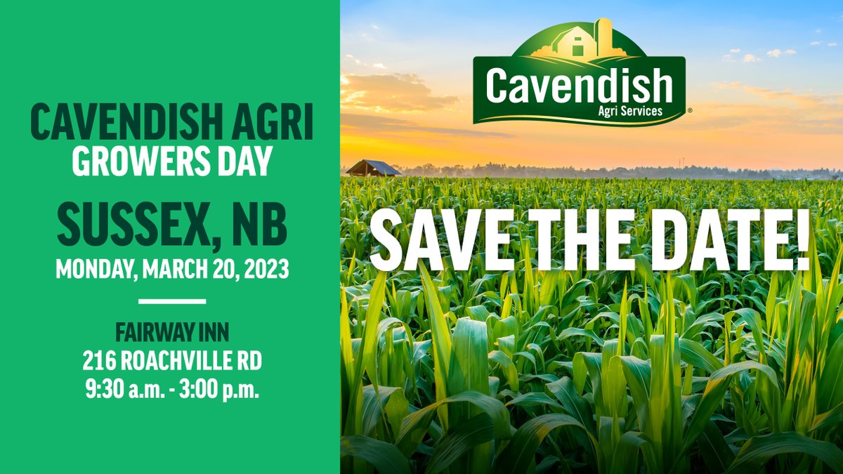 Join us in Sussex, New Brunswick for our annual Growers Day.
#Agriculture