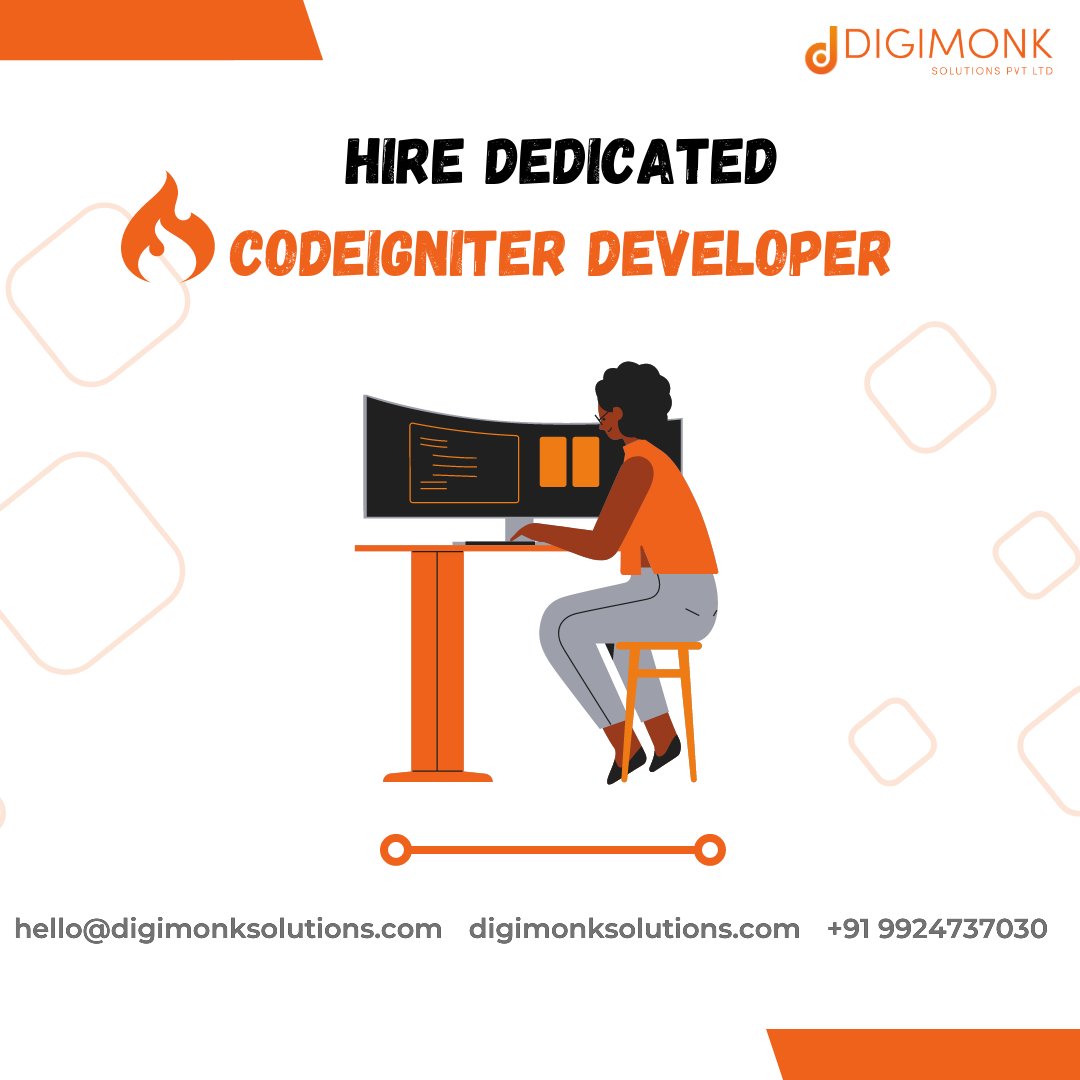 digimonksoln's tweet image. Need skilled CodeIgniter developers? Look no further than @digimonksoln Our experienced team can help you build high-quality mobile apps. Contact us for a free consultation and bring your vision to life today. #codeigniterdevelopers #HiringDevelopers #MobileAppDevelopment