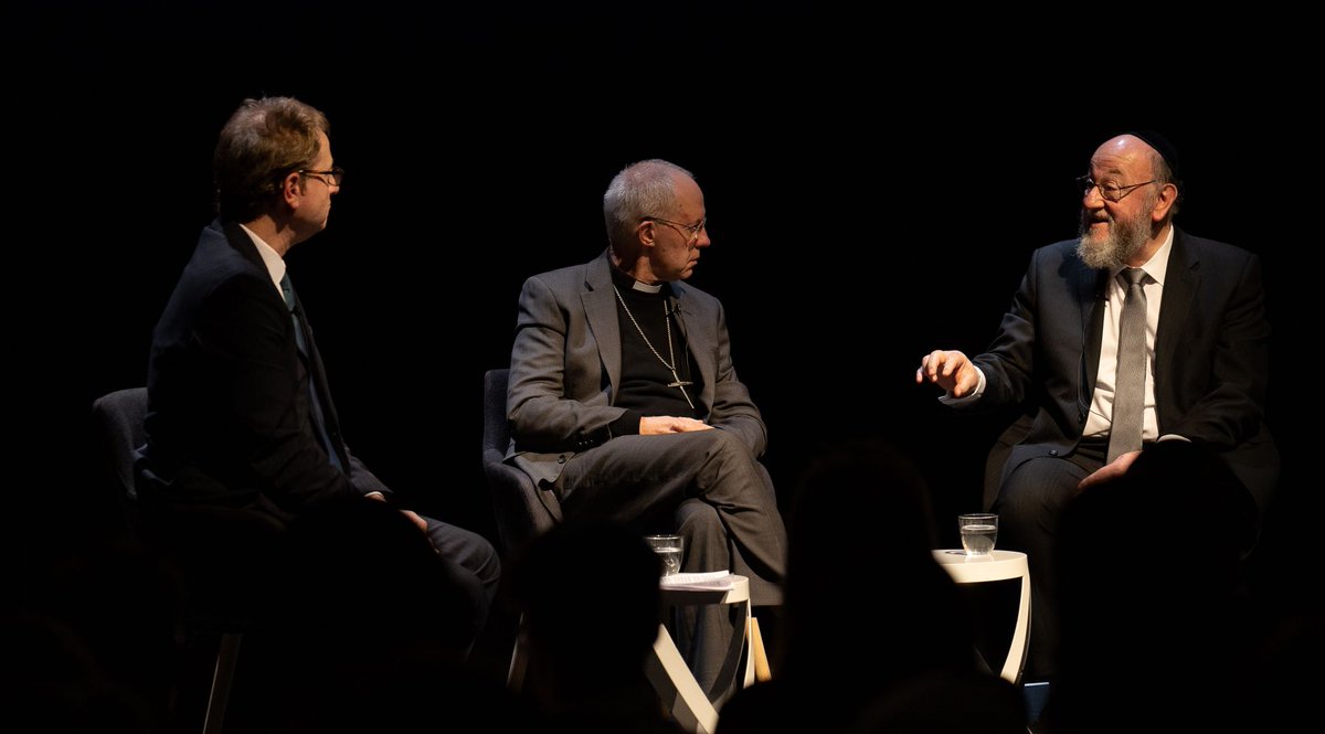 OfficeofABC's tweet image. In celebration of the 20th anniversary of the @YoniFoundation, my friend @ChiefRabbi and I came together yesterday at @JW3 to discuss our shared values, what we’ve learnt from each other and how to model engaging with difference.