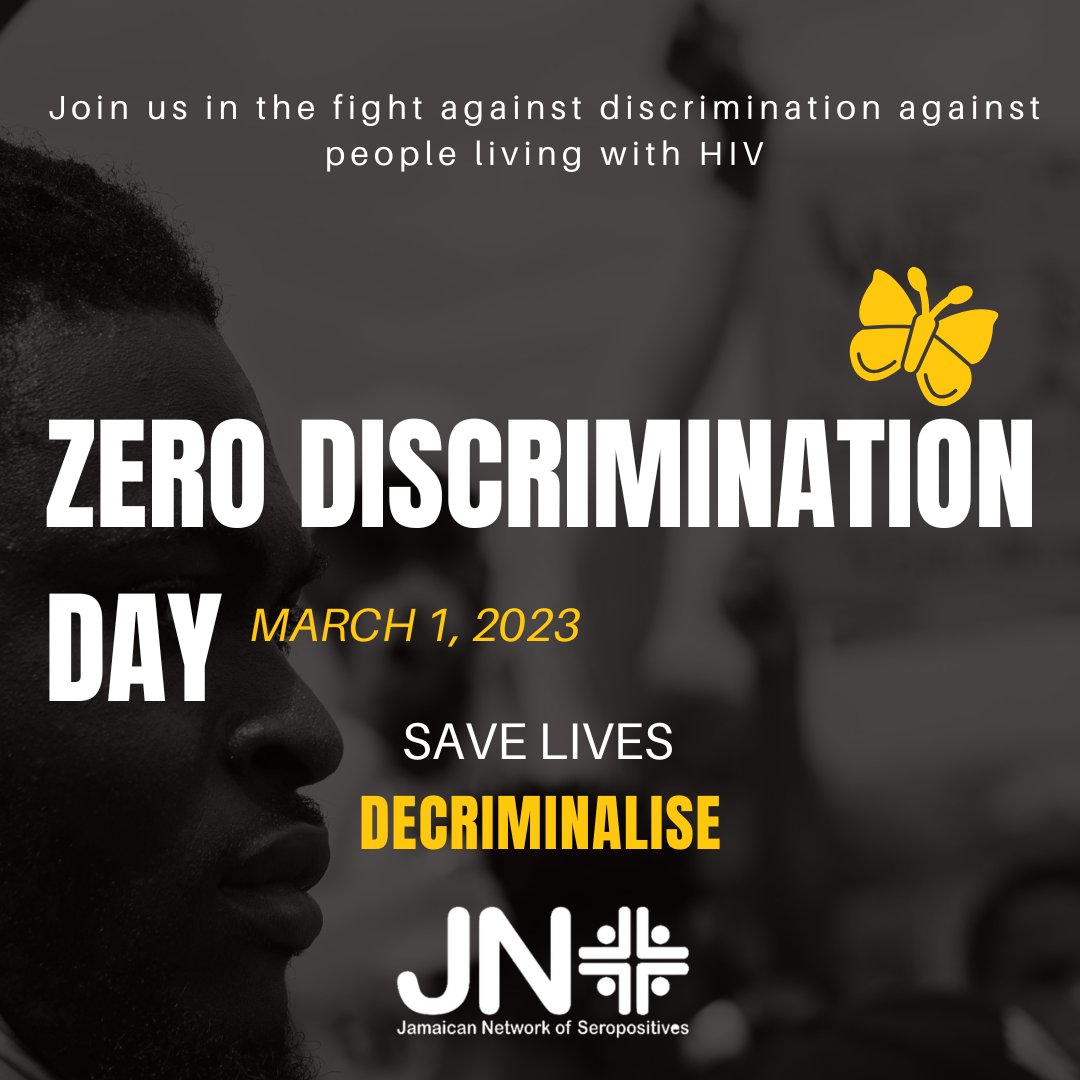 March 1 is observed as #ZeroDiscrimination Day. To make our societies more equitable and secure for all, we all have important roles to play, including speaking out against HIV-related stigma & discrimination.

Save lives: Decriminalise!