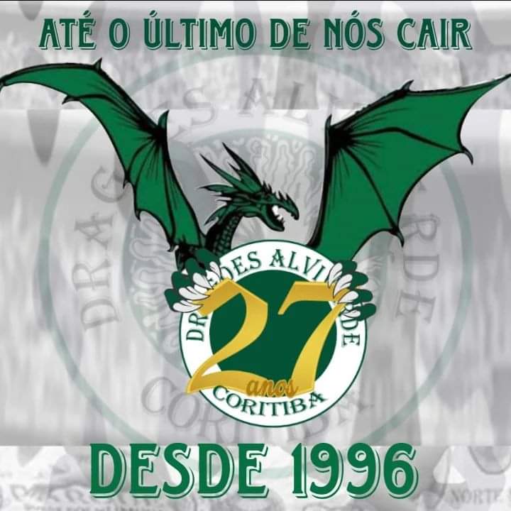 1 de março de 1996! 27 anos da sua fundação. A Dragões agradece a todos que fortalecem nossa torcida.
Dragões Alviverde Somos Coritiba!