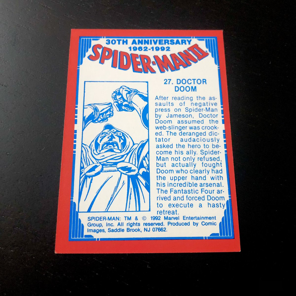 This #ComicCard is dedicated to @Faustuszero & @EJP6868 and all #Spiderman & #DrDoom fans out there in the #ComicTwitter universe 🔥🔥🔥🔥🔥