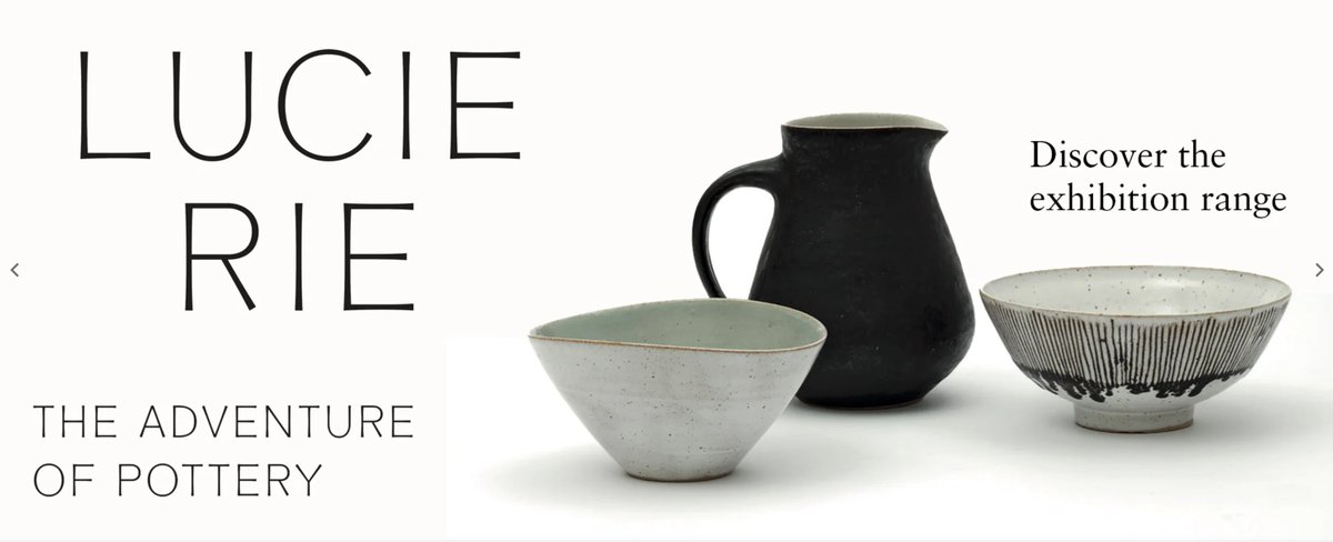Browse the 'Lucie Rie: The Adventure of Pottery' range in the Kettle's Yard Shop now: ow.ly/UvBW50N5JB5