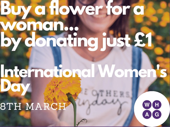 WHAG8's tweet photo. For International Women’s Day, we want to give each of the people we support a flower. Are you able to help? By donating just £1, you could buy a flower.
Donate to https://t.co/YMSD7EonCA
#WHAG #Rochdale #CWAC #InternationalWomensDay https://t.co/fqBmoHd5qb