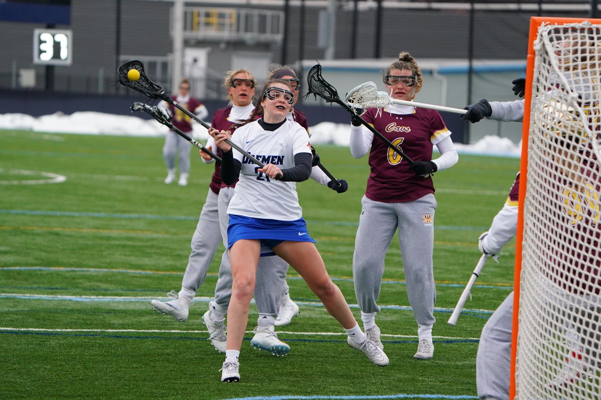 Some shots from our FIRST EVER home game.

Thanks to Jim McCoy for braving the cold to capture the day!

We are back in action Friday at @gogoldenknights 

Go Wildcats! 🥍

#WNYsD2Team