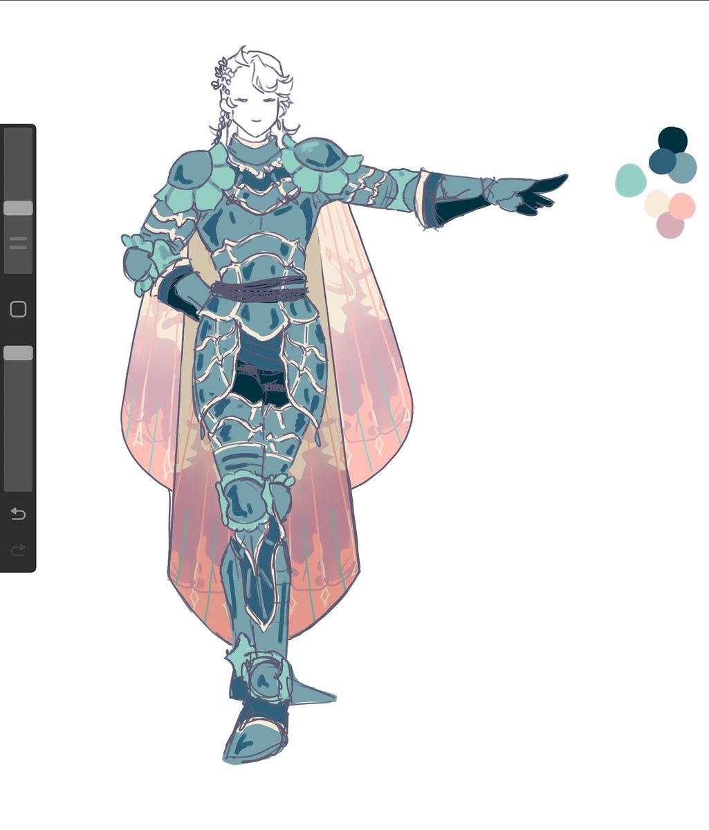 D_letion's tweet photo. My party got a wardrobe update this session in the feywild! My cutie paladin just became a knight in shining armor!!

[Dnd Character Art] https://t.co/W67F8c84x5