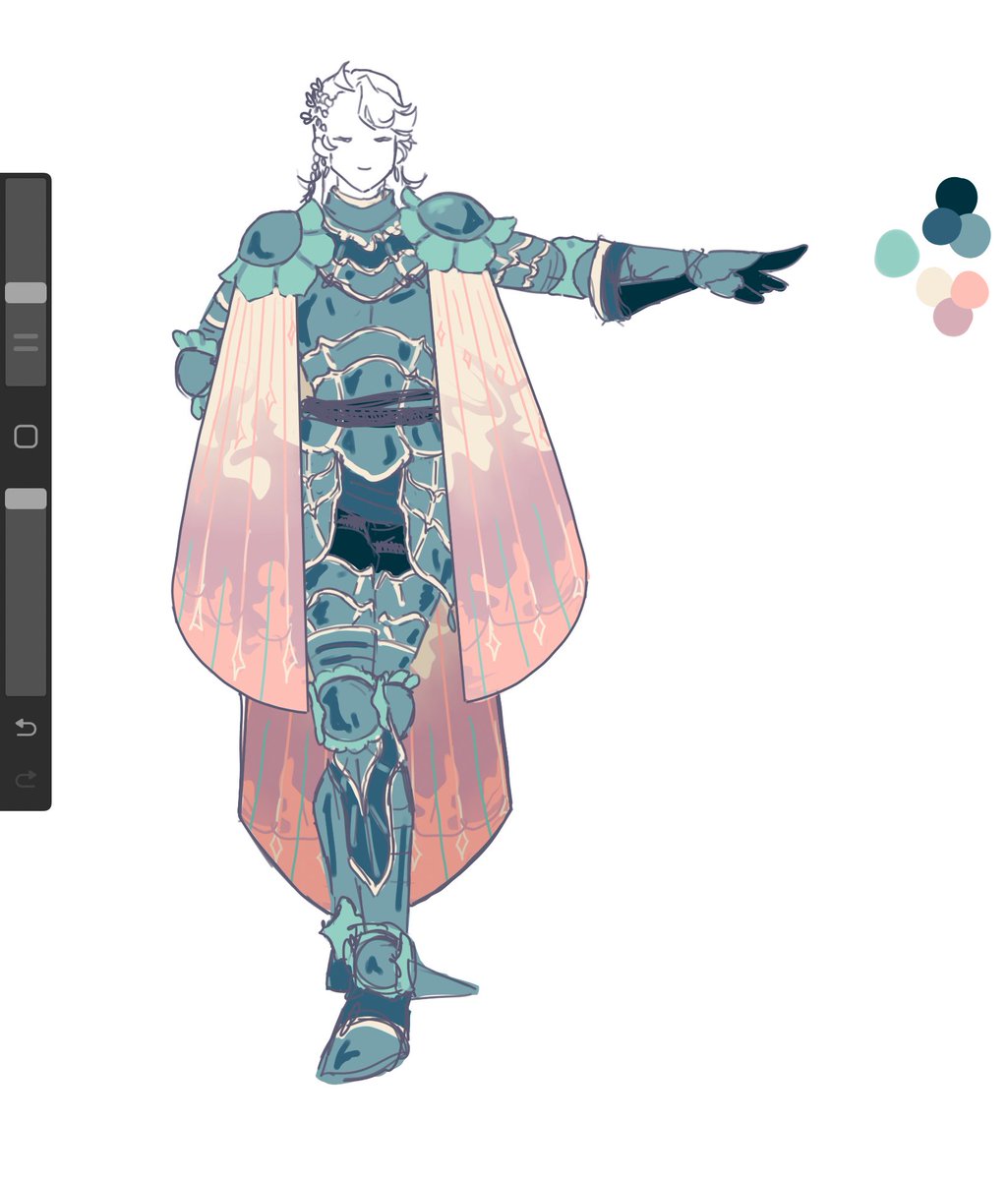 D_letion's tweet photo. My party got a wardrobe update this session in the feywild! My cutie paladin just became a knight in shining armor!!

[Dnd Character Art] https://t.co/W67F8c84x5