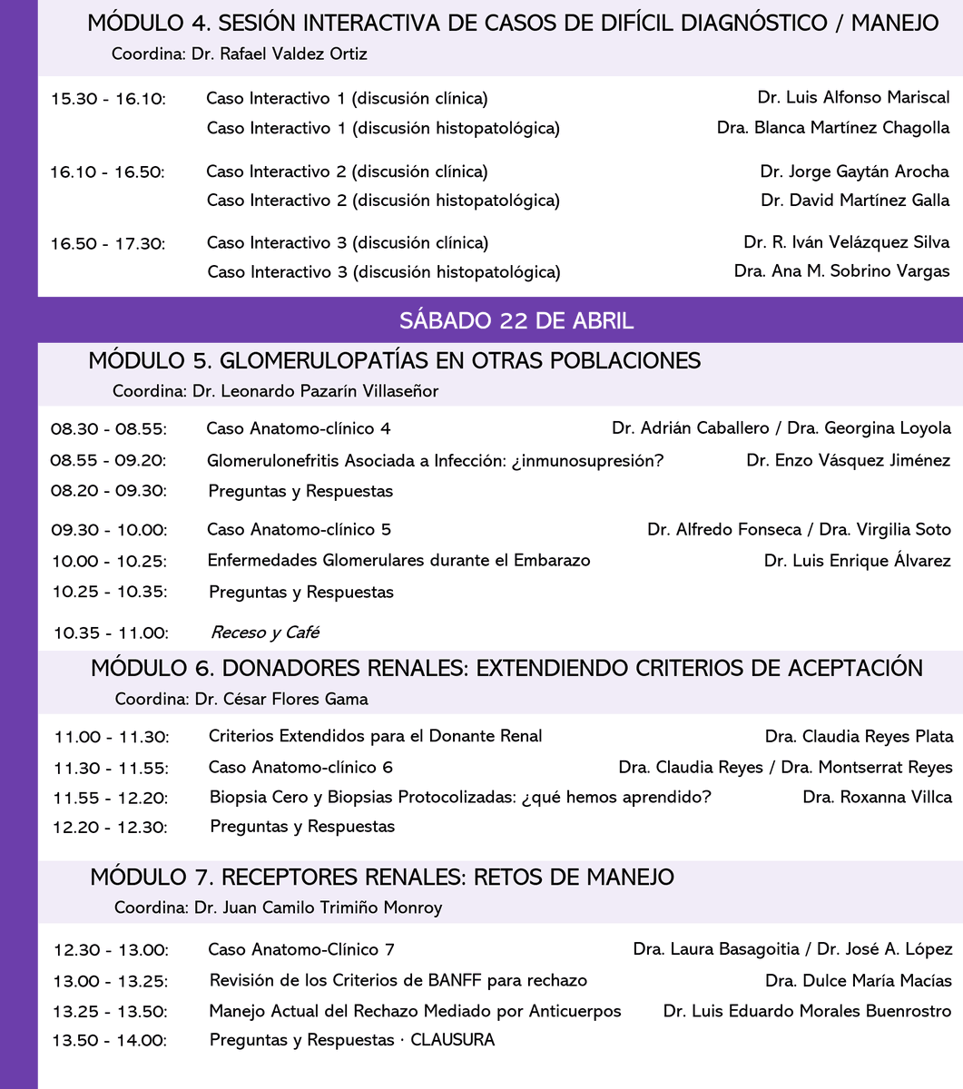 Meyaix's tweet photo. Les dejo la actualización del folleto del Curso de Nefropatología 2023 (Viernes 21 y Sábado 22 Abril 2023) de México en el @incmnszmx pero con OPCIÓN VIRTUAL... Ahora tenemos la opción de inscripciones para Latinoamérica mediante Paypal en el enlace https://t.co/hI3oSIyfMP  1/2 https://t.co/yTk8y7w1El