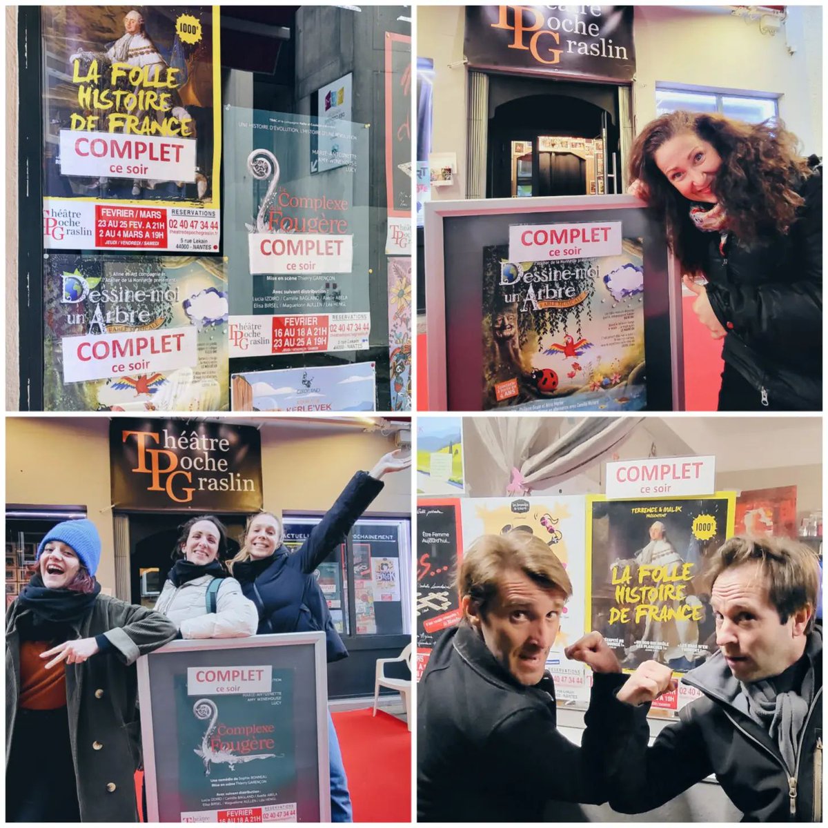 Quel succès ! 😝 La dernière semaine n'a rien à envier à l'avant-dernière semaine, où nos 3 spectacles à l'affiche étaient tous complets

🙏 On se revoit cette semaine avec un cabaret d'effeuillage qui risque de rendre l'histoire de France encore plus folle ! 

#TPGNantes