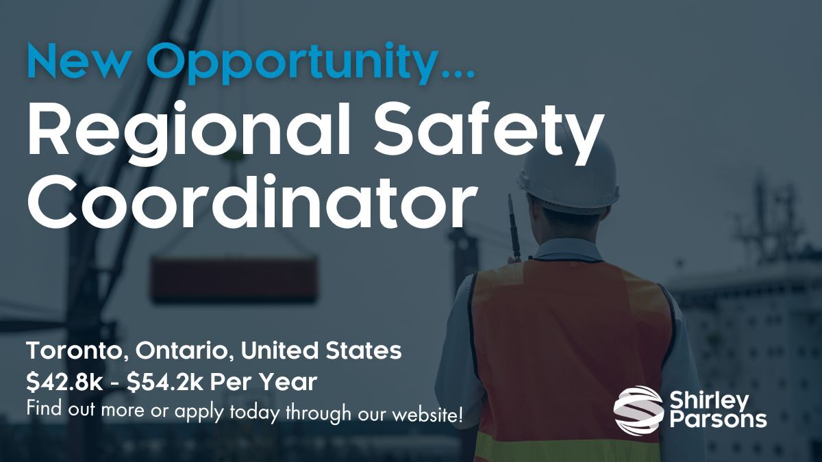 A specialist industrial construction company is looking for a Regional Safety Coordinator to cover their construction projects throughout Ontario.

Apply here: bit.ly/3ELb2Ub