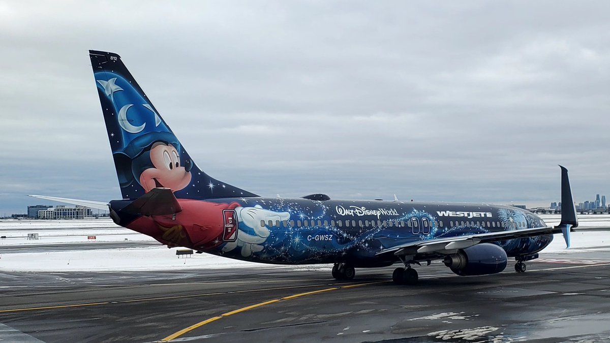 WJ #B737 -8CT #CGWSZ 'WDW' livery