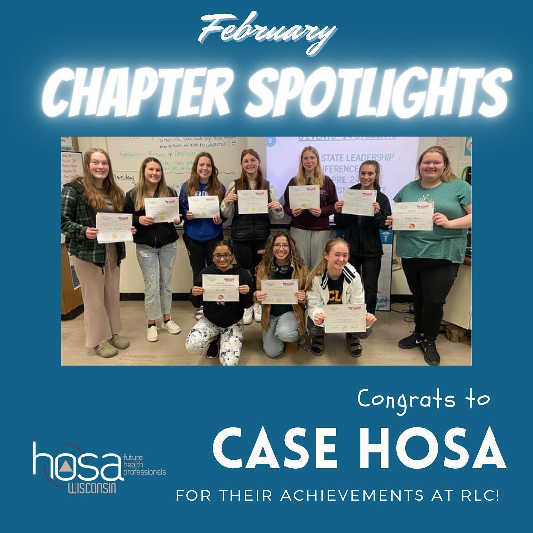 Great job HOSA!!!