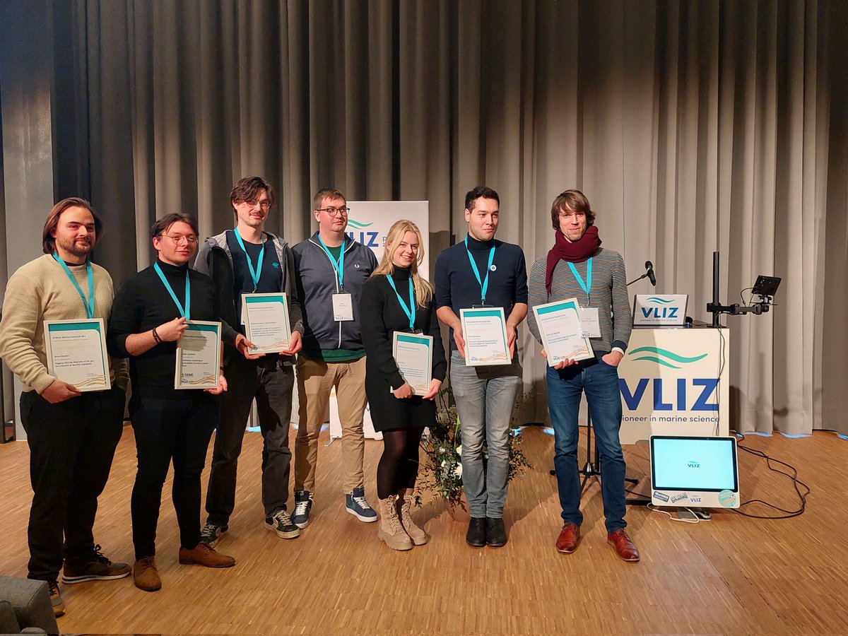 Flanders Marine Institute - VLIZ (@vliznews) on Twitter photo The BMRI winners for 2023 are: Jadon Beerlandt (KULeuven), Bram Martin (UGent), Michiel Perneel & Jens Dujardin (VLIZ), Kelly Thys (UHasselt), Ilias Semmouri (UGent), and Joëlle De Weerdt (VUB). Congratulations to all the winners! #VMSD23 Thanks to <a href="/DEMEgroup/">DEME Group</a> and <a href="/AnteaGroup_BE/">Antea Group</a> The BMRI winners for 2023 are: Jadon Beerlandt (KULeuven), Bram Martin (UGent), Michiel Perneel & Jens Dujardin (VLIZ), Kelly Thys (UHasselt), Ilias Semmouri (UGent), and Joëlle De Weerdt (VUB). Congratulations to all the winners! #VMSD23 Thanks to <a href="/DEMEgroup/">DEME Group</a> and <a href="/AnteaGroup_BE/">Antea Group</a>