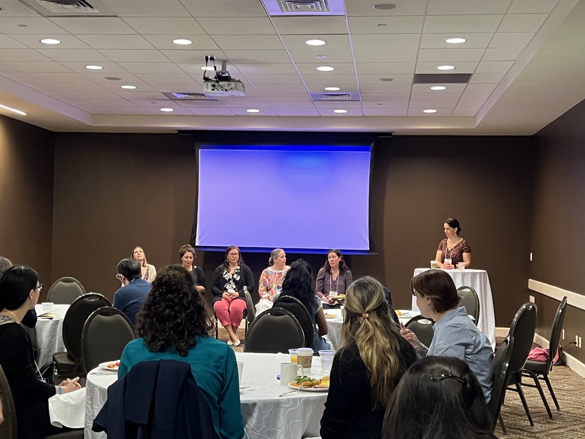 Amazing @WIELDvoice breakfast symposium at #nPOD2023. Thanks to @LinnemannLab @BBruggMD @TeresaMastracci @SarahIBEx & Maggie Morris Fears for joining me to discuss career journeys in our field & how to navigate challenges.