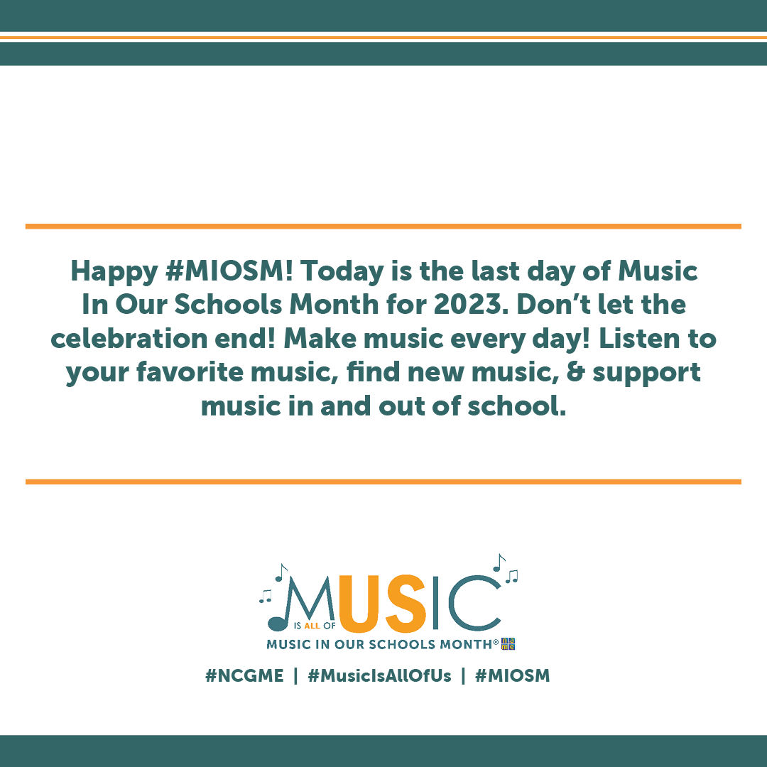 SCMusEd's tweet image. #NCGME #MusicIsAllOfUs #MIOSM