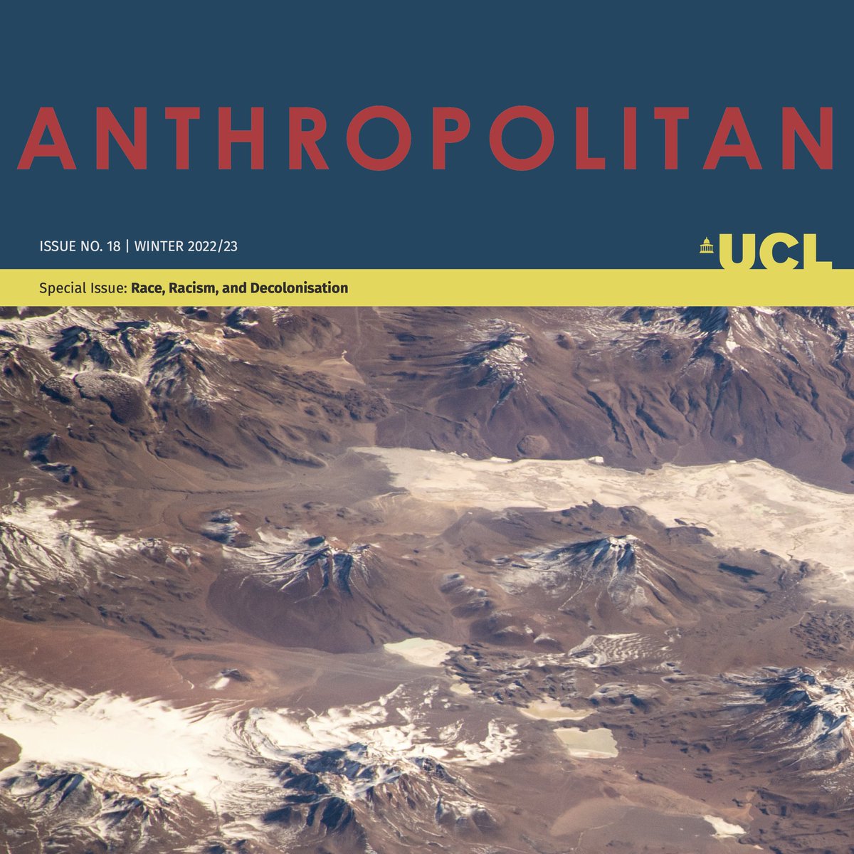 Anthropolitan (@anthropolitan_) on Twitter photo 📣 We are pleased to announce the publication of the 2022/23 special issue of <a href="/Anthropolitan_/">Anthropolitan</a> magazine – on the theme of Race, Racism, and Decolonisation. To read the issue, follow the link below!
🌳🏛️ <a href="/UCLanthropology/">UCL Anthropology</a>
#anthropology #ethnography
ucl.ac.uk/anthropology/n… 📣 We are pleased to announce the publication of the 2022/23 special issue of <a href="/Anthropolitan_/">Anthropolitan</a> magazine – on the theme of Race, Racism, and Decolonisation. To read the issue, follow the link below!
🌳🏛️ <a href="/UCLanthropology/">UCL Anthropology</a>
#anthropology #ethnography
ucl.ac.uk/anthropology/n…