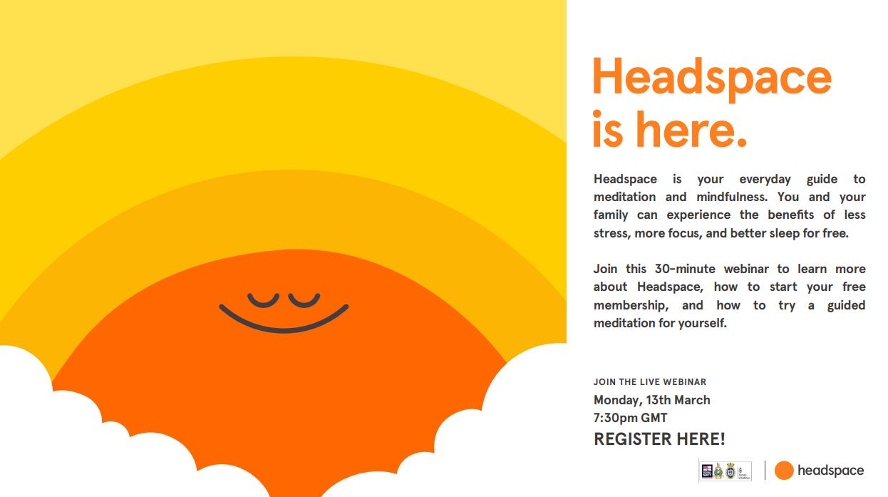 Naval Families Federation on Twitter "New Headspace inar!🙌 Join in