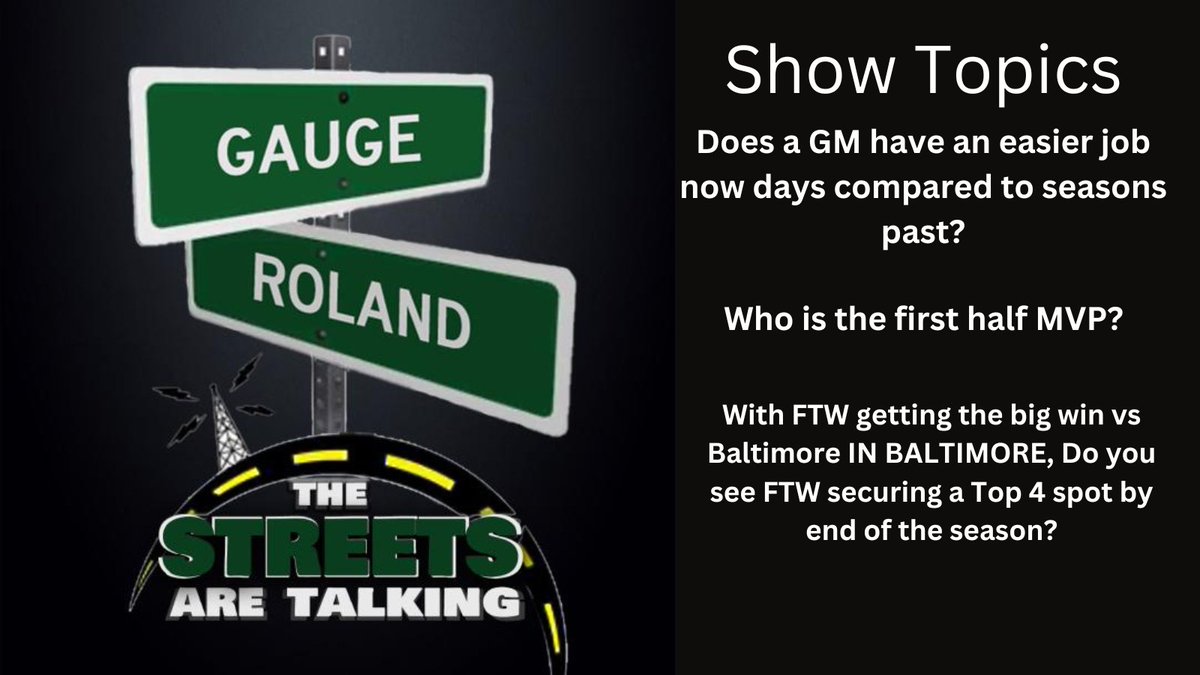 Episode 6 is TOMORROW NIGHT! 7pmEST where we discuss the topics below. If you have something you want to say in the streets please join our discord link below! 

Discord: discord.gg/ntz9y6yY
Twitch: twitch.tv/eddiegauge