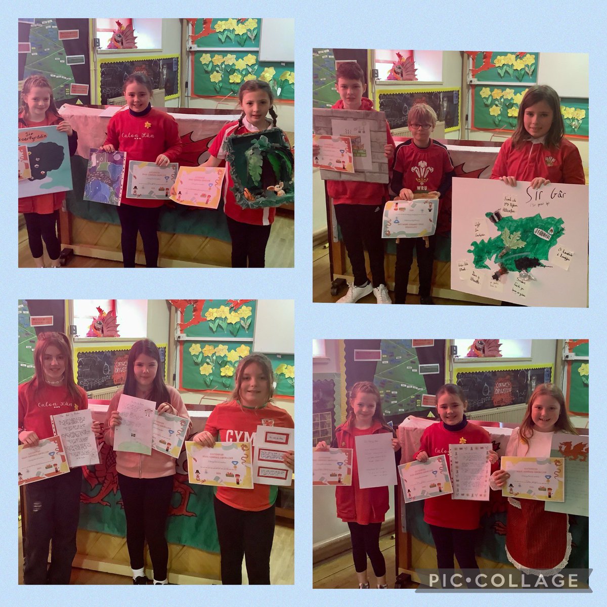 YsgolGwenllian's tweet photo. Enillwyr Cystadlaethau Celf a Llawysgrifen Eisteddfod yr Ysgol 2023! ✏️ 🖼 🏴󠁧󠁢󠁷󠁬󠁳󠁿👏

Winners of the 2023 School Eisteddfod Art and Handwriting Competitions! ✏️🖼🏴󠁧󠁢󠁷󠁬󠁳󠁿👏 https://t.co/LPJ2uy7Wpz
