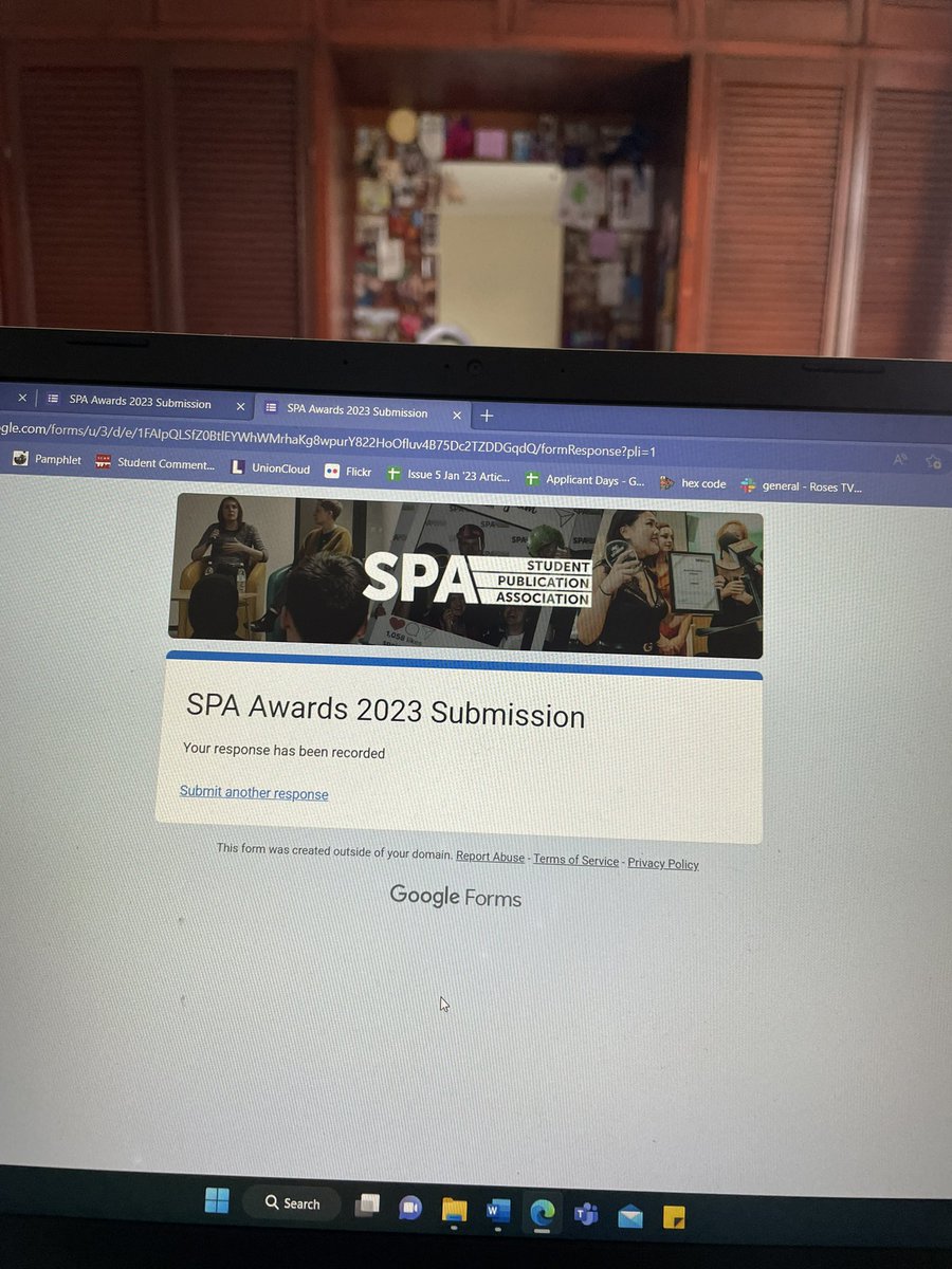 Tickets Bought✅
Nominations Submitted✅
<a href="/SPAJournalism/">Student Publication Association</a> we can’t wait for Glasgow!