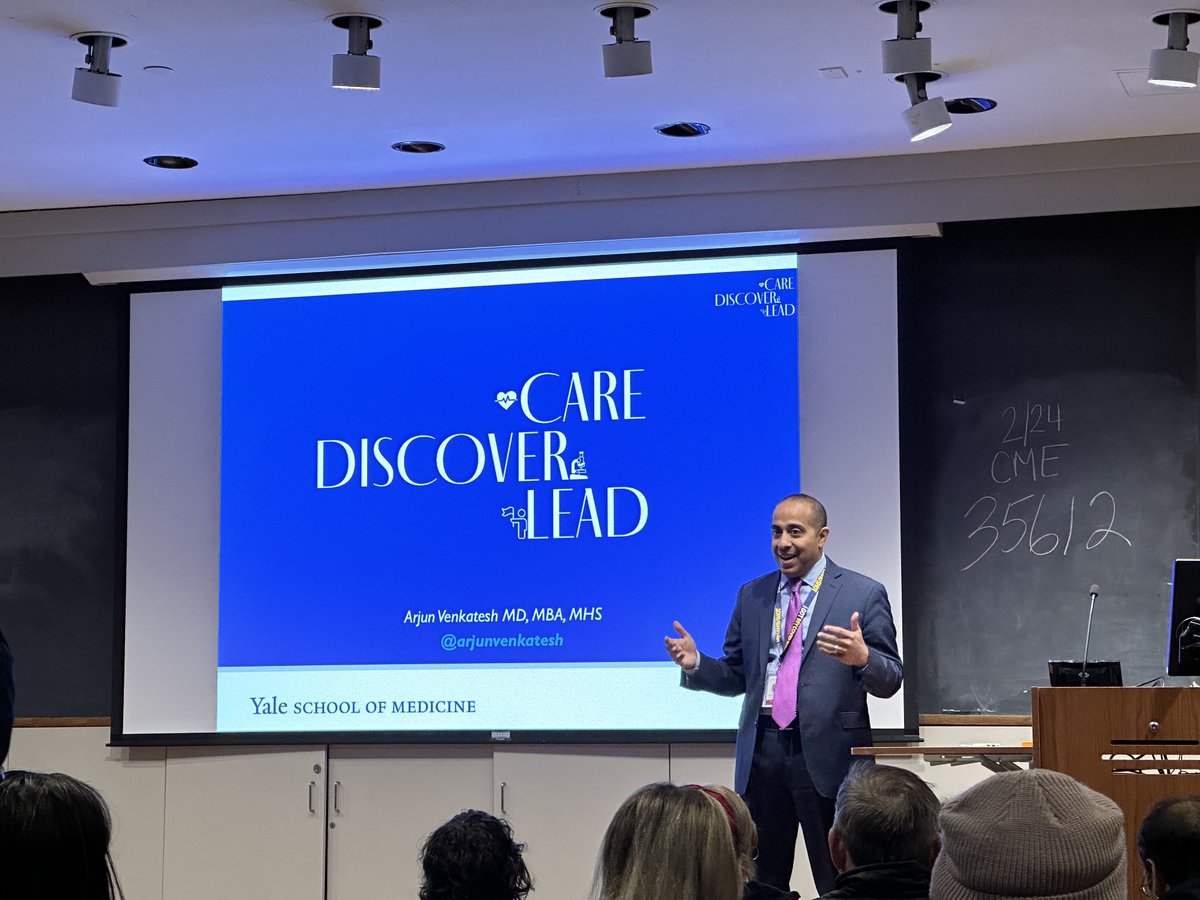 Excited to embark on the next era of ⁦<a href="/Yale_EM/">Yale Emergency Medicine</a>⁩ with ⁦⁦⁦<a href="/arjunvenkatesh/">Arjun</a>⁩ at the helm!
