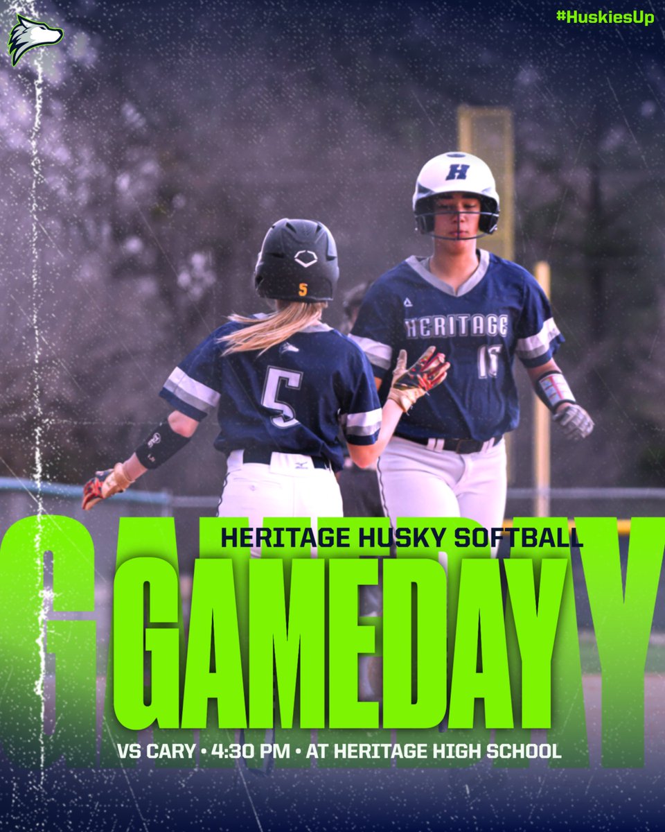 husky_softball's tweet photo. #HeritageSB takes on Cary High School in a non-conference home opener.
๐ฅ vs Cary
โฐ 4:30 PM
๐๏ธ https://t.co/2JWnBug6So
๐ Heritage High School
#HuskiesUp https://t.co/RVJbxSnUmZ