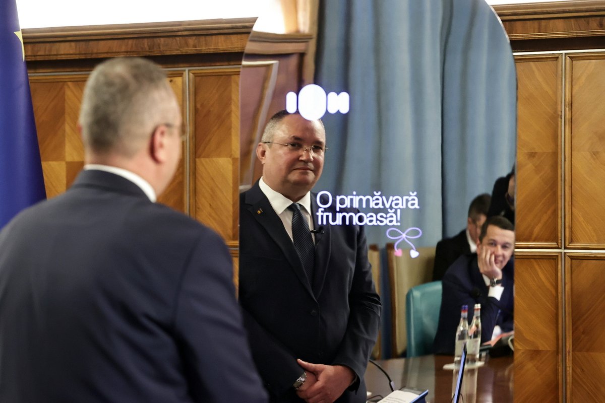 GuvernulRo's tweet photo. PM @NicolaeCiuca: As of today, the Government of 🇷🇴 Romania has the first government adviser running on AI, a good example of emerging technologies in public service. 
Congratulations to the 🇷🇴 researchers on this project that brings us closer to citizens! https://t.co/yP5b5pOs5i