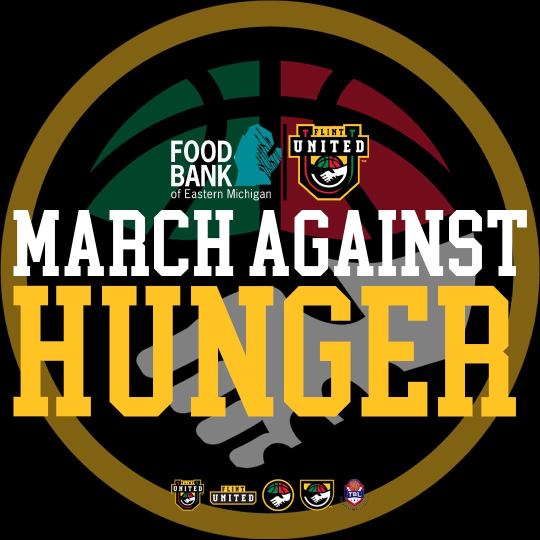flint_united's tweet photo. Excited to support the Food Bank of Eastern Michigan during the #MarchAgainstHunger campaign.
____
#weunite #flintunited #thebasketballleague #flintmichigan #sportsbiz https://t.co/ESfoaktVii