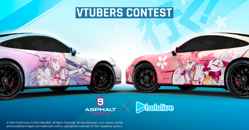 asphalt's tweet photo. Three of you will win the exclusive Vtuber decal in #Asphalt9Legends! 👑
🍬 Follow @asphalt on twitter
🍬 Comment this tweet with an in-game screenshot racing in the Special Event
 🍬Use #AsphaltXHololive
Good luck with the ホロベイビー contest, Legends!