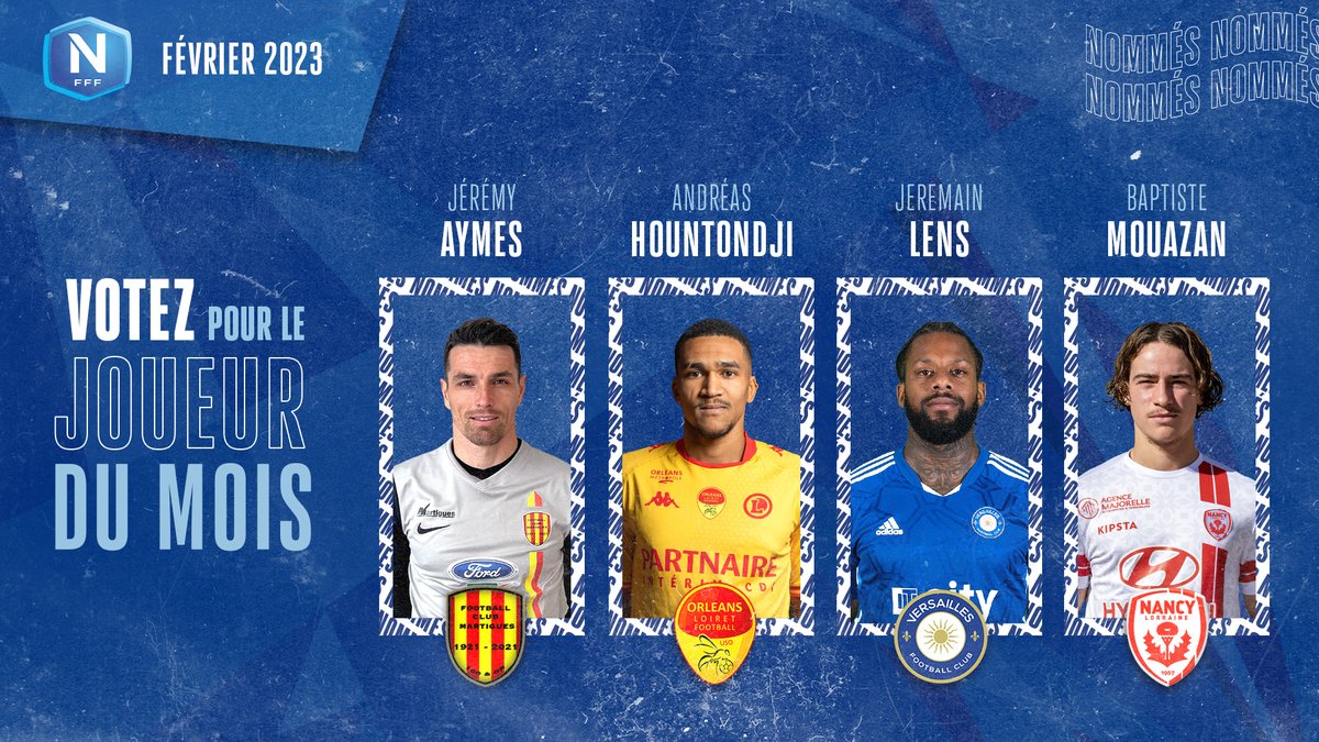 US_Orleans's tweet image. 🚨🔥 Notre recrue hivernale 𝐀𝐧𝐝𝐫𝐞𝐚𝐬 𝐇𝐨𝐮𝐧𝐭𝐨𝐧𝐝𝐣𝐢, auteur de 3 buts sur ce mois, fait parti des 4 nommés pour le joueur du mois de février de National !! 💪😁

Votez dès maintenant pour @andreas_htndji sur la page @NationalFFF !!! 😉🐝

#NationalFFF #TeamUSO 🟡🔴