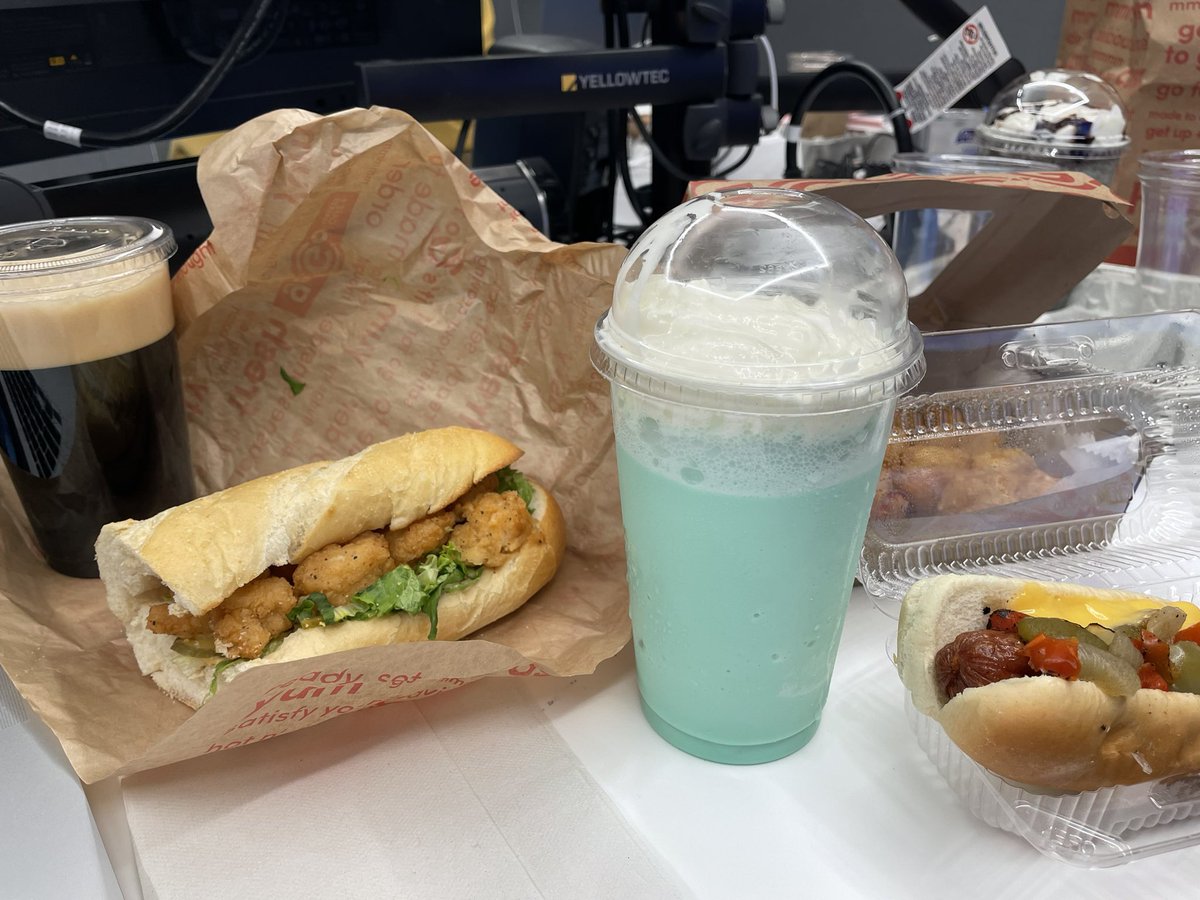 Wednesday <a href="/getgo/">GetGo</a> Food Drop In The Studio With <a href="/chef_tater_tot/">Thomas Seaman</a> #ad

✅ The Captain Fish Sandwich 

✅ The Skipper Shrimp Po’Boy 

✅ Ragin Cajun Andouille Sausage

✅ Lucky Leprechaun Mint Green Shake

✅ New Nitro Cold Brew

✅ French Vanilla Cold Brew