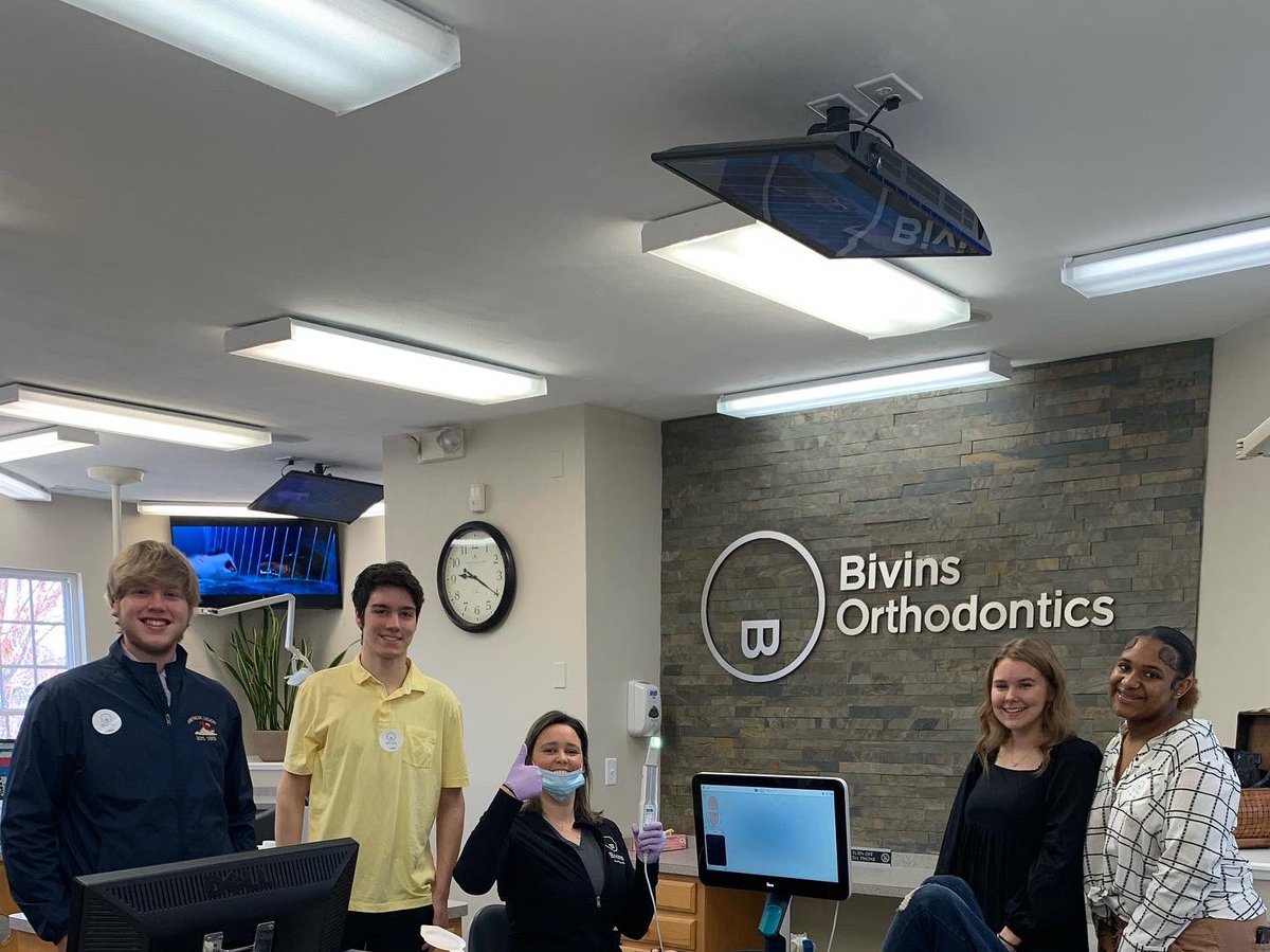 BivOrtho's tweet photo. Bivins Orthodontics was one of several businesses around Chesapeake to participate in the Chesapeake Public Schools Job Shadowing Day on February 28th.  The students who participated with our office were all interested in some sort of dental field.  What a great group of students https://t.co/HHbufQAFyx