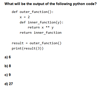 DataSapient's tweet photo. Quiz 1:
What will be the output of the following python code?
#python #programming #coding  #coder #CodeNewbie  #pythonprogramming #DailyQuiz 
#Quizzes #pythonleaning #retweet https://t.co/fPHrMxu2bw