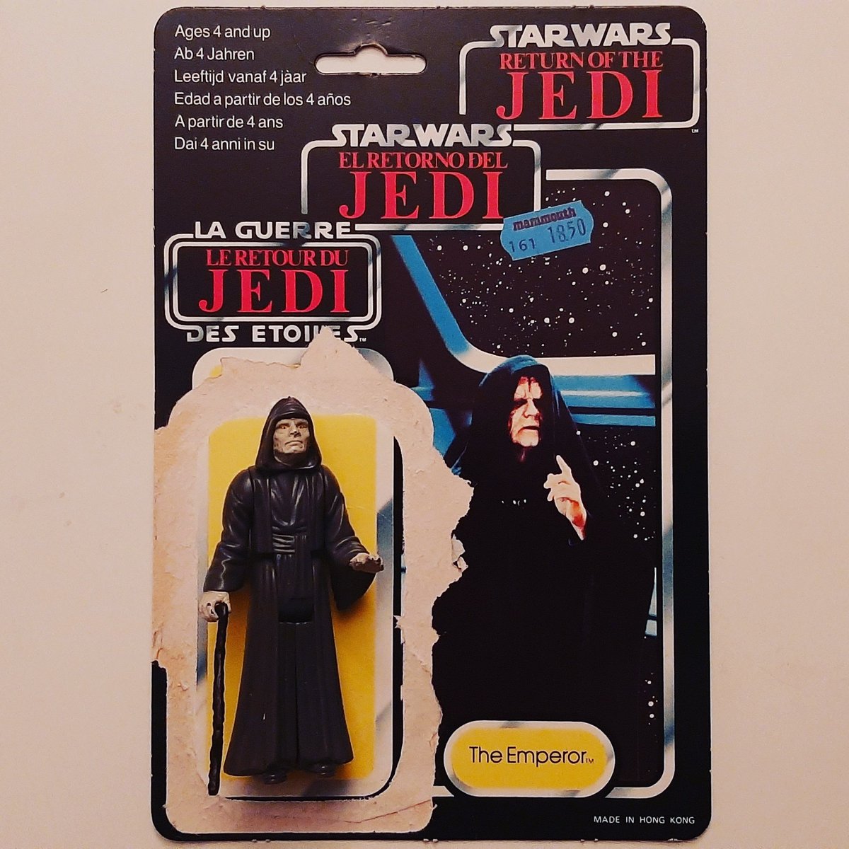 #StarWars #Kenner #LeRetourDuJedi #ReturnOfTheJedi 1983
#Figures #Figurines #Vintage #TheEmperor #Card #Trilogo #Meccano