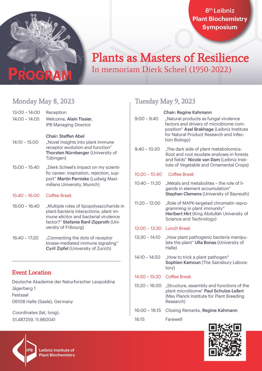 Interesting speakers, interesting topics - our program is excellent. But come and see for yourself! 🌱🌾🌳🌵🍂🌻