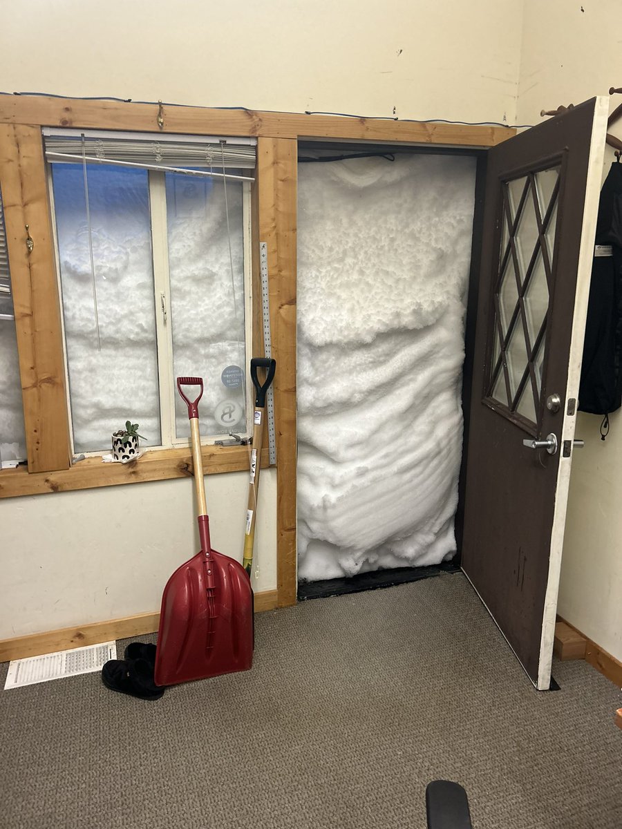In case you are wondering why we are so slow to get info out this morning. Here is the entrance to the marketing office.